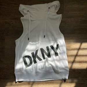 DKNY sleeveless Hoodie